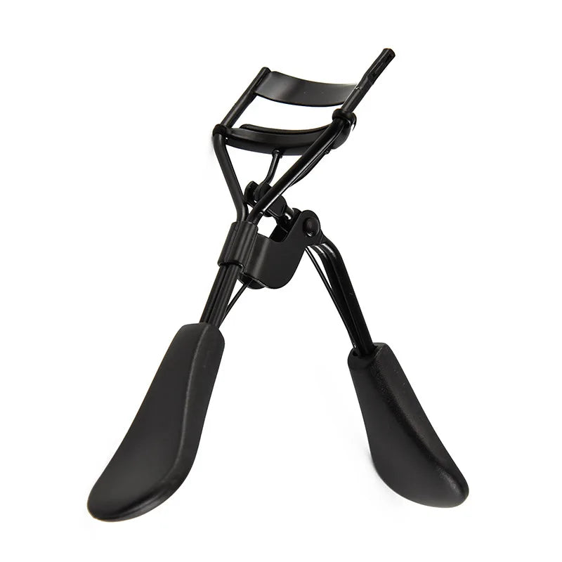 Eyelash Curler Tweezers Curved Handle