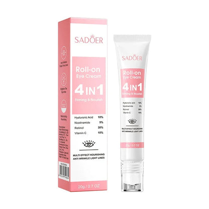 4 In 1 Roll-On Moisturising Eye Cream Anti Dark Circles Eyes Bags