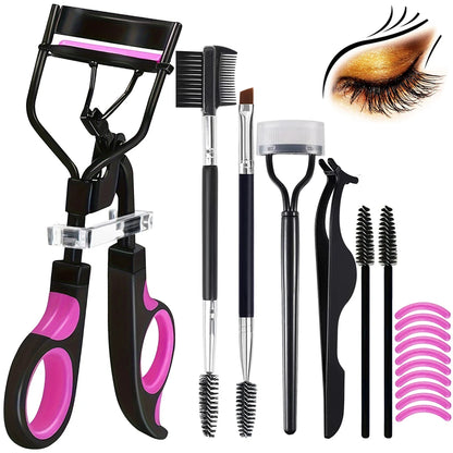 Eyelash Curlers Eyebrow Brush Kit