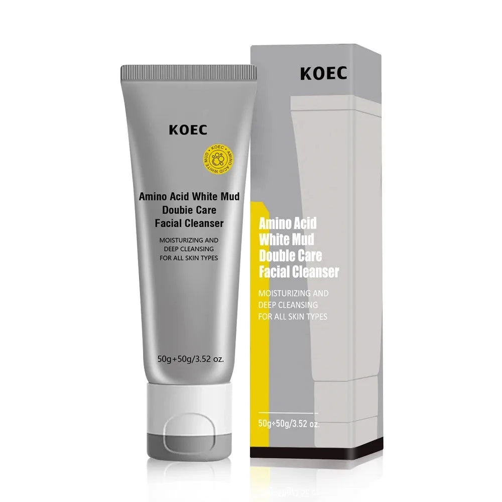 Amino Acid Dual Oil Control Deep Cleansing White Mud Cleanser