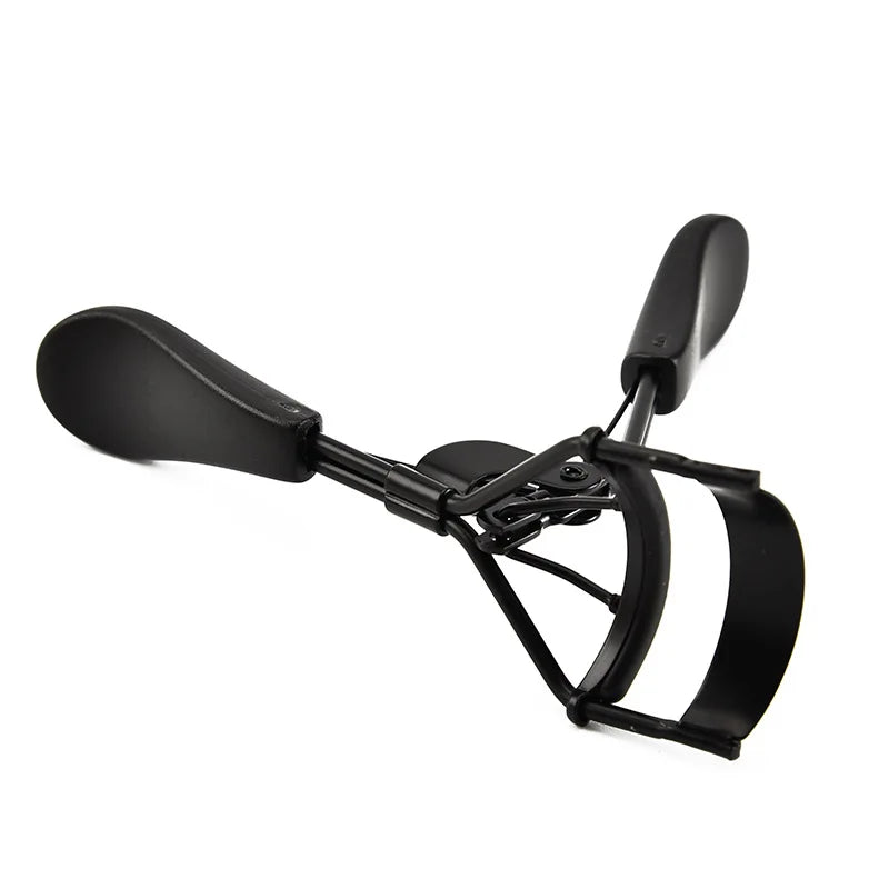 Eyelash Curler Tweezers Curved Handle