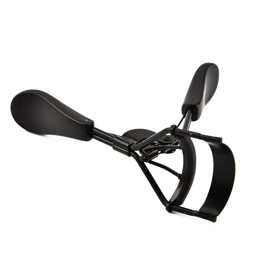 Eyelash Curler Tweezers Curved Handle