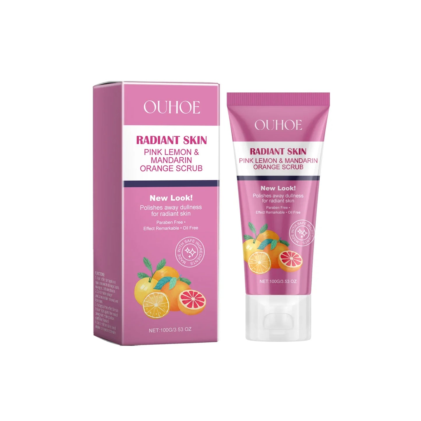 Brighten Dark Dead Skin Removal Exfoliating Peeling Scrub